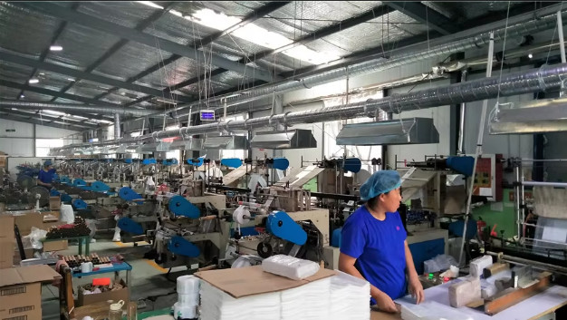 Weifanghongcheng New MATERIALS Co., Ltd. fabriek productielijn