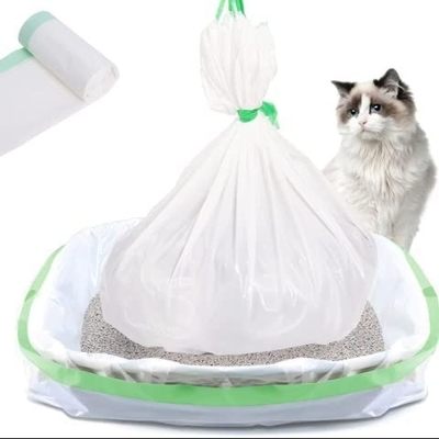 PLA PBAT Materiaal Structuur Warmte afdichting 15 mic Composteerbare poepzakken voor huisdieren voor honden en katten