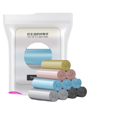 Stand-up pouch zwart wegwerp sterren zegel plastic vuilniszakken vuilniszakken zwart