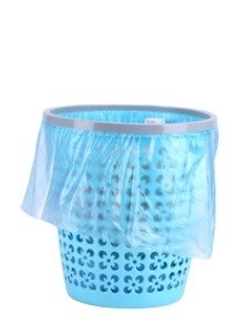 Stand-up pouch zwart wegwerp sterren zegel plastic vuilniszakken vuilniszakken zwart