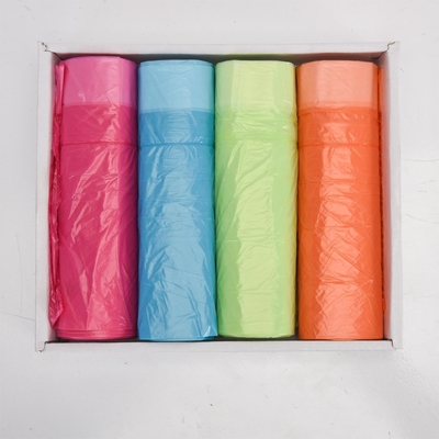 Behoorlijke plastic zakken voor afvalverwijdering op rol met aangepaste logo-optie