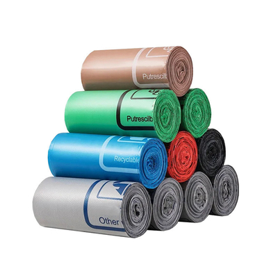 Recycled Materials Star Seal PE Plastic Garbage Bags On Roll voor een milieuvriendelijk leven