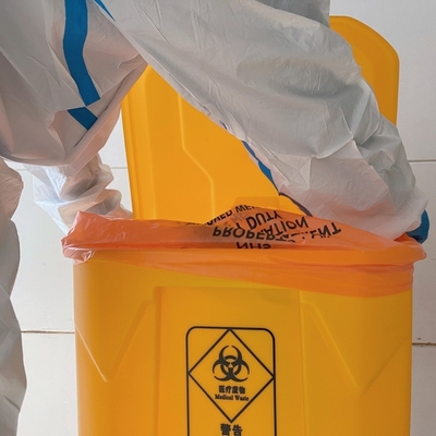 Productie van vierkante bodemzakken GRS zware plastic vuilniszakken voor afvalbeheer