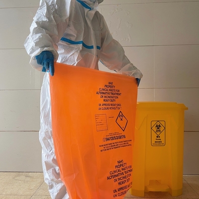 Productie van vierkante bodemzakken GRS zware plastic vuilniszakken voor afvalbeheer