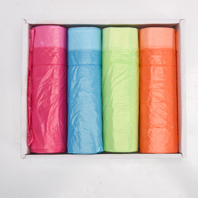 Hand-Held Pull Rope Custom Plastic Bag Verpakking voor huishoudelijk trektouw vuilniszak