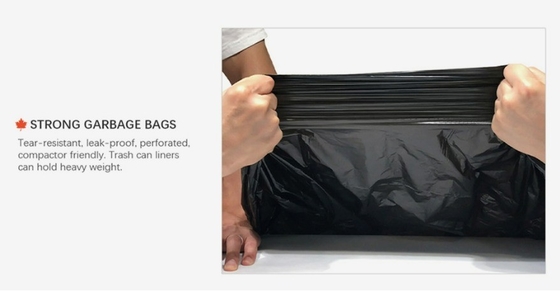 30 Gallon Custom Drawstring afvalzak in HDPE/LDPE/LLDPE voor een gemakkelijke afvalverwijdering