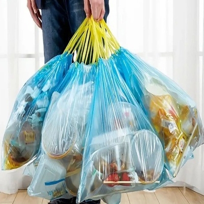 Beige Biologisch afbreekbare hoge keuken draadband vuilniszak