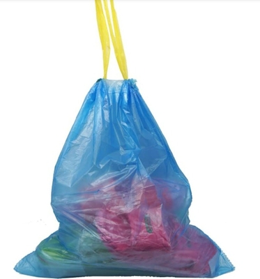 Gekleurde oppervlaktebehandelingen Plastic High Kitchen Drawstring Dustbin vuilniszak op rol