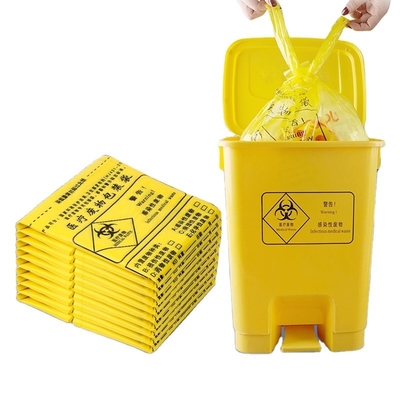 Gebruikelijke HDPE-plastic zak voor verpakking van medisch afval in klinieken OK Compost Certificaat