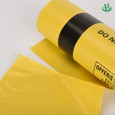 1 ton gepersonaliseerd logo medische verpakkingen zak rechtstreeks gele beveiliging HDPE geaccepteerde zakken CN SHN