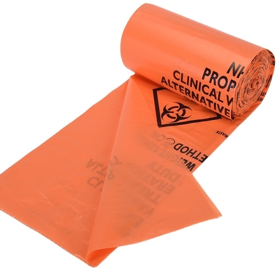 Huishoudelijke medische afvalzakken in HDPE/LDPE/LLDPE voor een gemakkelijke en snelle verwijdering