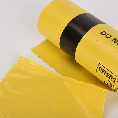 Gepersonaliseerd logo HDPE Biohazard Gele medische afvalzak voor klinisch afval OK Compost gecertificeerd