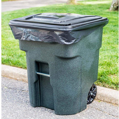 Onderkant Gusset Bag Custom Heavy Duty vuilniszakken voor Home Street Dustbin Company Campus