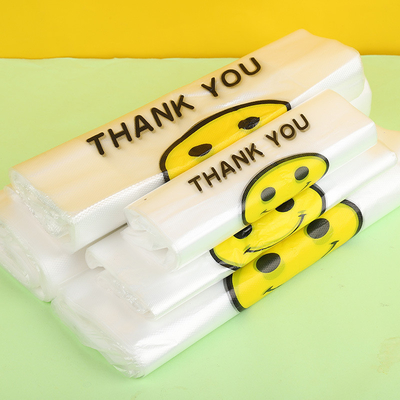Plastic Bag T-shirt winkeltas gemaakt door met 5-100 mic Dikte HDPE/LDPE/LLDPE