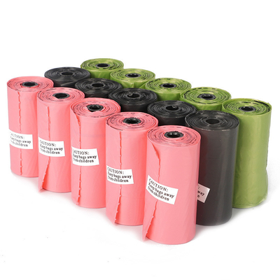 Vierkante bodem Biologisch afbreekbare 20L vuilniszakken Recycling Afbreekbare 12-50 mic Dikte