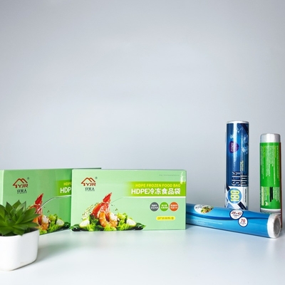 Geprikkelde oppervlakte PE-plastic voedselverpakkingszak Rollenzakken voor voedselopslag en verpakking