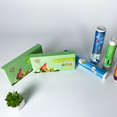 Geprikkelde oppervlakte PE-plastic voedselverpakkingszak Rollenzakken voor voedselopslag en verpakking