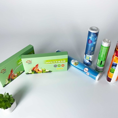 Gepersonaliseerde kleur HDPE plastic voedselverpakkingszak Rollen zakken met een aangepaste dikte
