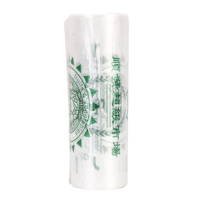 Gepersonaliseerd logo Optie Duidelijk plastic hogedruk PE Flat Packaging Produce Bag on Roll