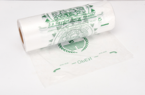 Monsterafdrukken exclusief automatische versheidsbeschermingsverpakking Fruit and vegetable plastic bag on roll