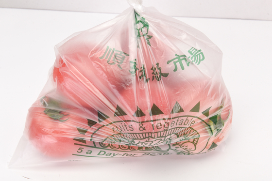 Monsterafdrukken exclusief automatische versheidsbeschermingsverpakking Fruit and vegetable plastic bag on roll