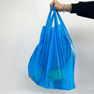 T-shirthandvat Plastic afvalzak op rol voor HDPE/LDPE materiaalstructuur