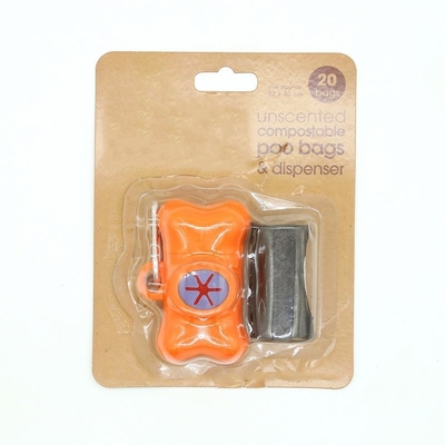 Compostabele poepzak voor honden, op maat geprint logo, 100% biologisch afbreekbaar plastic