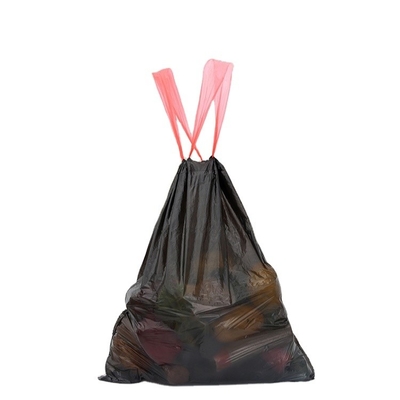 Zware plastic vuilniszak met trektouw, aanpasbaar aan uw specifieke behoeften