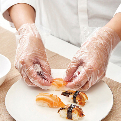 Eengebruikte handschoenen voor levensmiddelen met een aangepaste dikte en exclusieve aanpassing