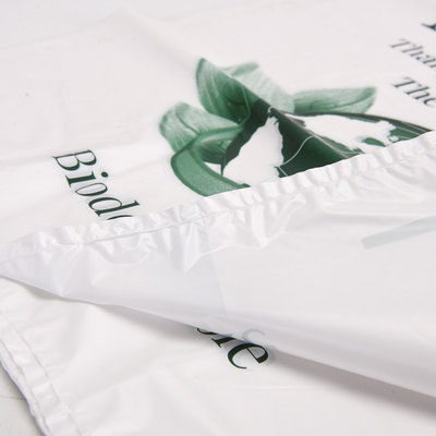 T-shirt plastic winkeltas met logo voor afvalverwijdering en flexodruk