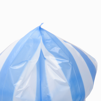 Supermarkt HDPE draadband zwart plastic beveiliging vierkant bodemzak met concurrerende