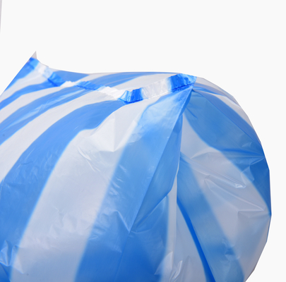 Kleurgestript T-Shirt zakken OK Compost gecertificeerde winkeltas maat