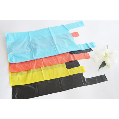 Pulp Moulding Plastic T-Shirt Bag voor supermarkt en winkelen