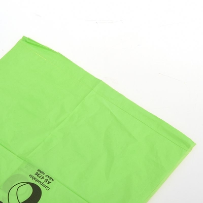 Vierkante bodemzak voor aangepaste logo kleurverpakking plastic T-shirt biologisch afbreekbare zakken