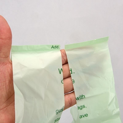 PP vierkante bodemzak biologisch afbreekbare plastic winkeltas voor kruidenierswaren T-shirt fruit