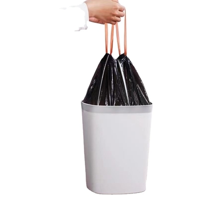 Custom Design Eco Friendly Drawstring Bin Liner voor zwaar afvalbeheer