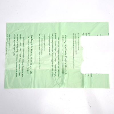 Gecertificeerde plastic biologisch afbreekbare composteerbare meststofzakken Op maat gemaakte bestelling aanvaard