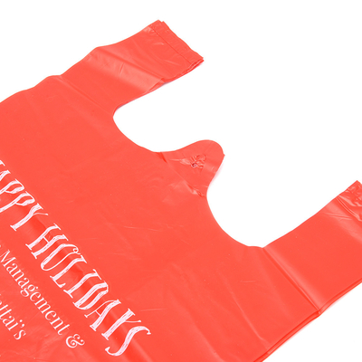 Certificaat OK Compost Kleurrijk Op maat gedrukt Plastic winkeltas met aangepast logo