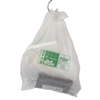 PBAT/PLA/zetmeel biologisch afbreekbare plastic zak met groene kleur en maat