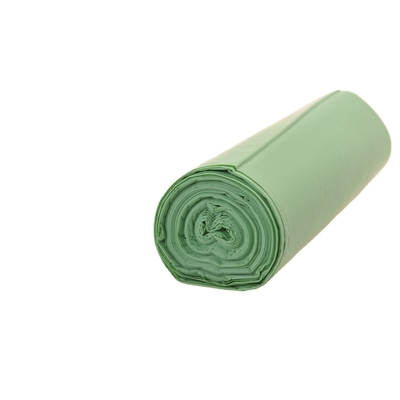 PBAT/PLA/zetmeel biologisch afbreekbare plastic zak met groene kleur en maat
