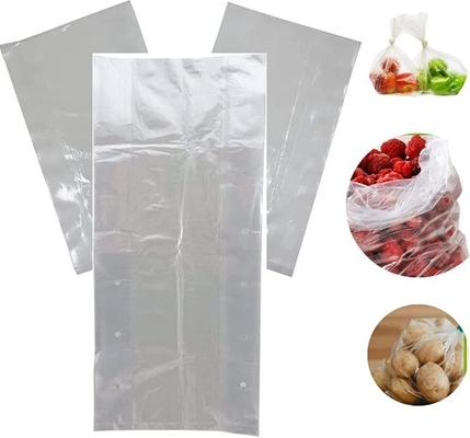Vervaardiging van geperforeerde, ademende PE-zakken voor groenten en fruit