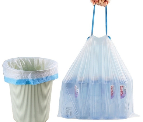 Custom plastic verpakkingszakken voor afvalzakken en vuilnisbakken Logo aanpassing