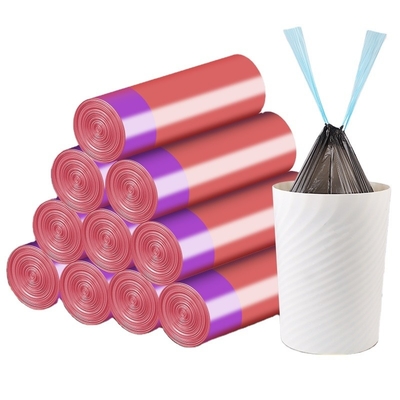 Custom plastic verpakkingszakken voor afvalzakken en vuilnisbakken Logo aanpassing