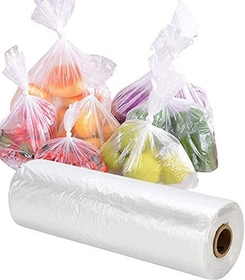 Plastic product bag voor voedselopslag platte of handvatband HDPE/LDPE/LLDPE materiaal