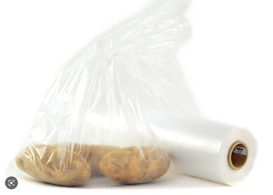 Plastic product bag voor voedselopslag platte of handvatband HDPE/LDPE/LLDPE materiaal