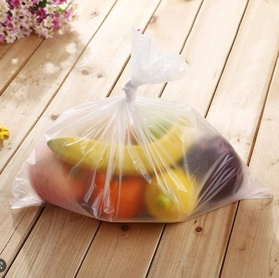 Plastic product bag voor voedselopslag platte of handvatband HDPE/LDPE/LLDPE materiaal
