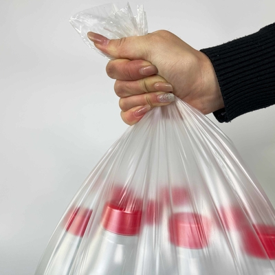 Supermarkt Huishoudelijke plastic vuilniszak met een platte mond en een breekpunt
