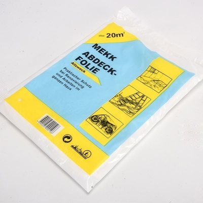 Gepersonaliseerde afmeting Wegwerp transparante film stofdoek voor meubels en airconditioning