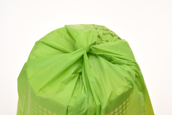 Groen 40% Biobronnen Materiaal Structuur Gepersonaliseerde kruidenierswaren Herbruikbare plastic winkeltassen