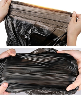 HDPE/LDPE/LLDPE handige en eenvoudige wegwerp draagbare ster verzegelde bodem vuilniszak